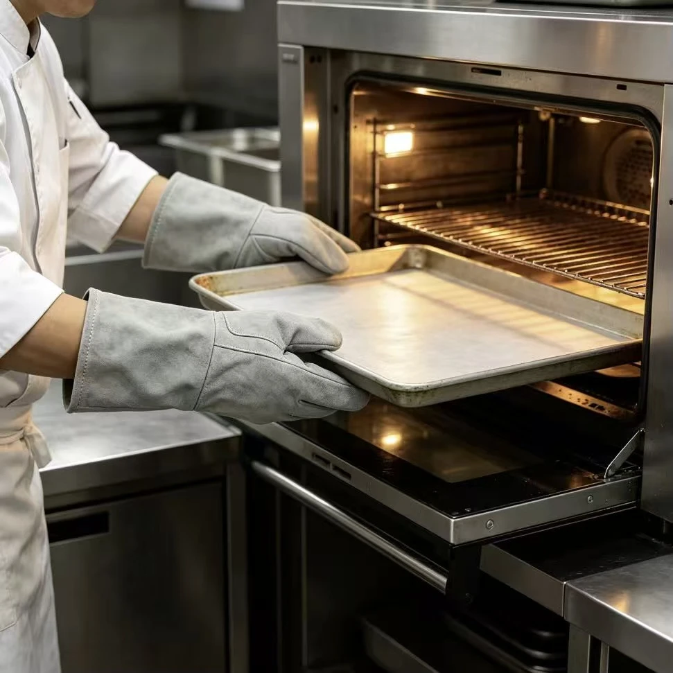 Heat‑proof gloves for oven operation Heat‑proof gloves for oven operation