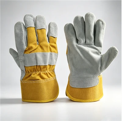 Leather Hand Gloves For Welding Work